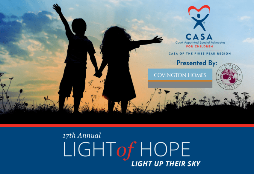 2017 Light of Hope Fundraiser CASA of the Pikes Peak Region Court