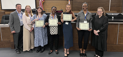 Six new advocates took the oath in Magistrate Pearson’s courtroom ...